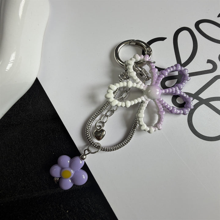 Decorative Flower Charm Keychain Kalsten