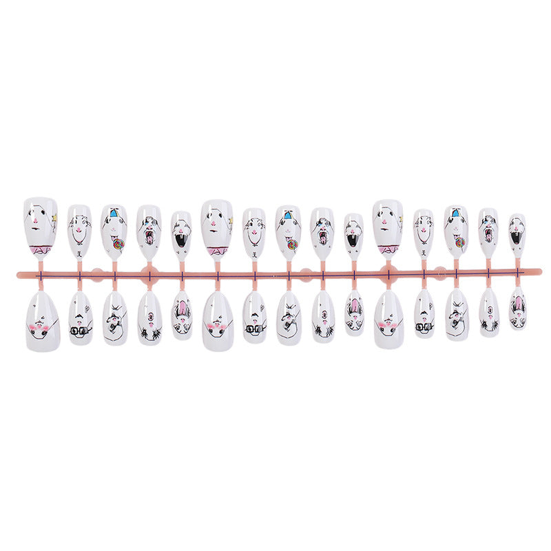 Creative Nail Art Set with Playful Designs Kalsten