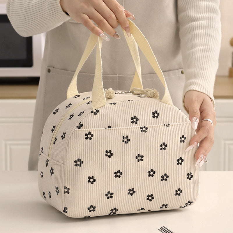 Insulated Floral Print Lunch Bag Kalsten