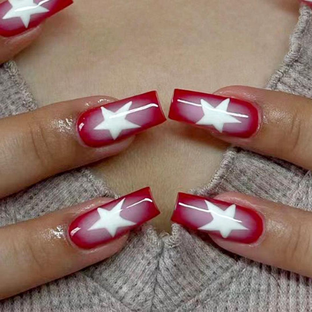 Creative Nail Art with Star Motif Kalsten