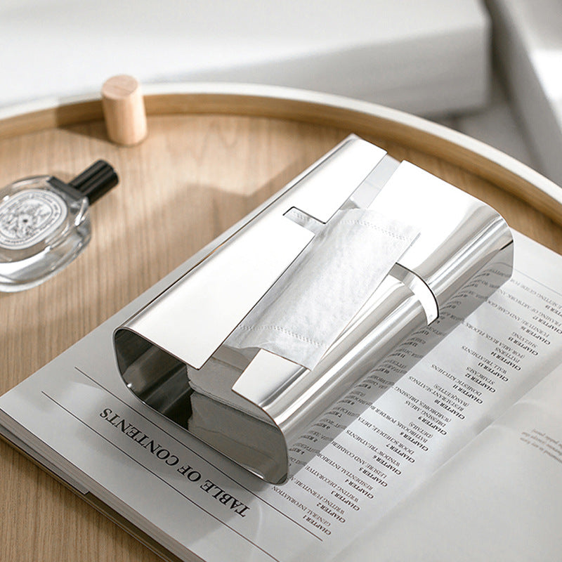 Sleek Stainless Steel Business Card Holder
