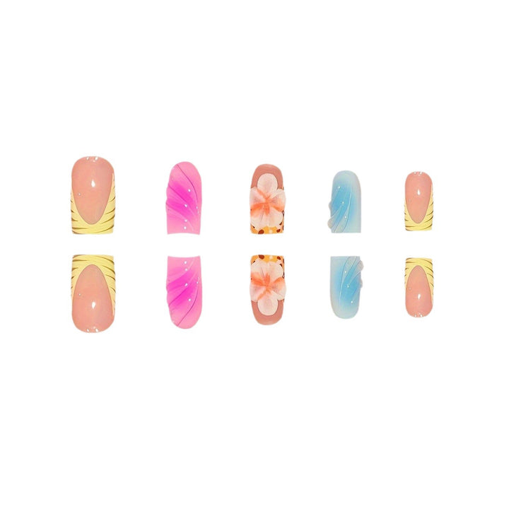 Floral Art Press-On Nails Kalsten