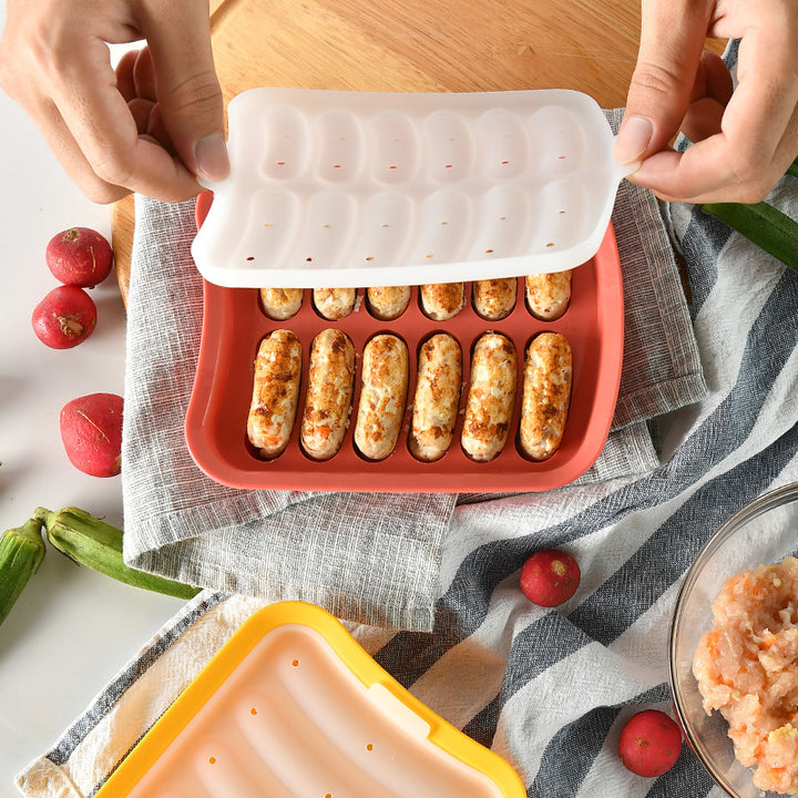 Silicone ice cube mold with integrated cooling design Kalsten