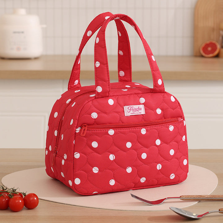 Quilted Floral Lunch Tote Kalsten