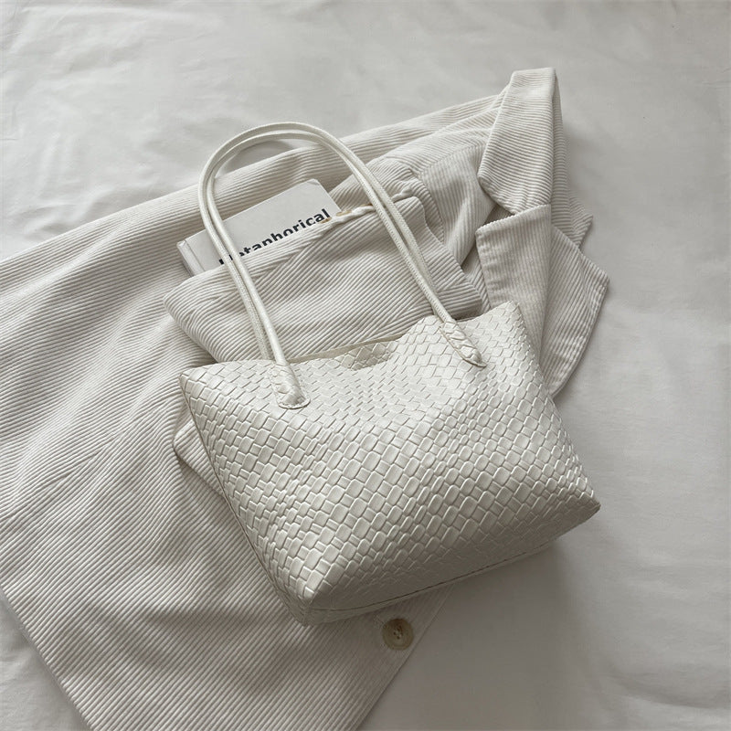 Woven Textured Handbag