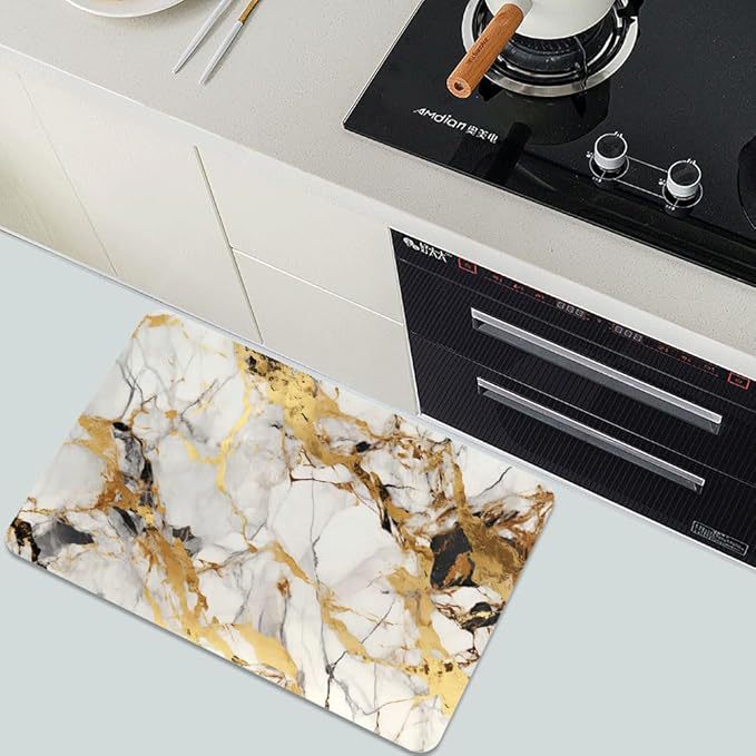 Luxurious Leaf Pattern Bath Mat