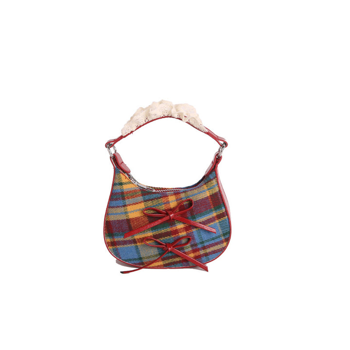 WoStylish Plaid Patterned Handbag Kalsten