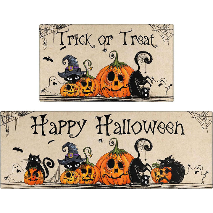 Halloween-Themed Decorative Mat