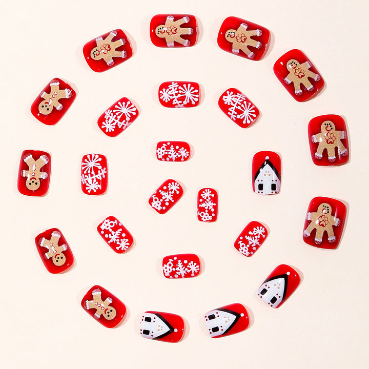 Festive Gingerbread Nail Art Kalsten