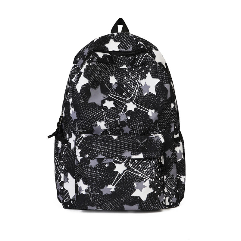 Star-Patterned Adventure Backpack