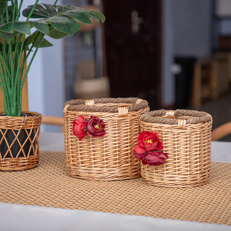 Decorative Handmade Woven Flower Pot Kalsten