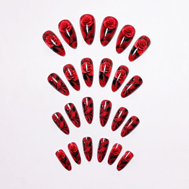 Elegant Floral Design Nail Art Kalsten