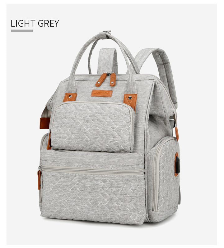 Stylish Multi-Pocket Diaper Backpack Kalsten