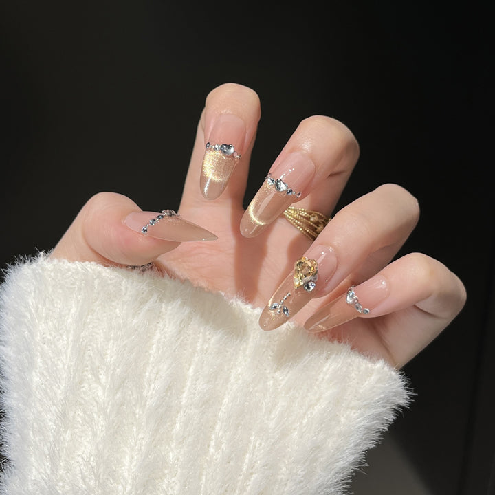 Decorative Rhinestone Press-On Nails Kalsten