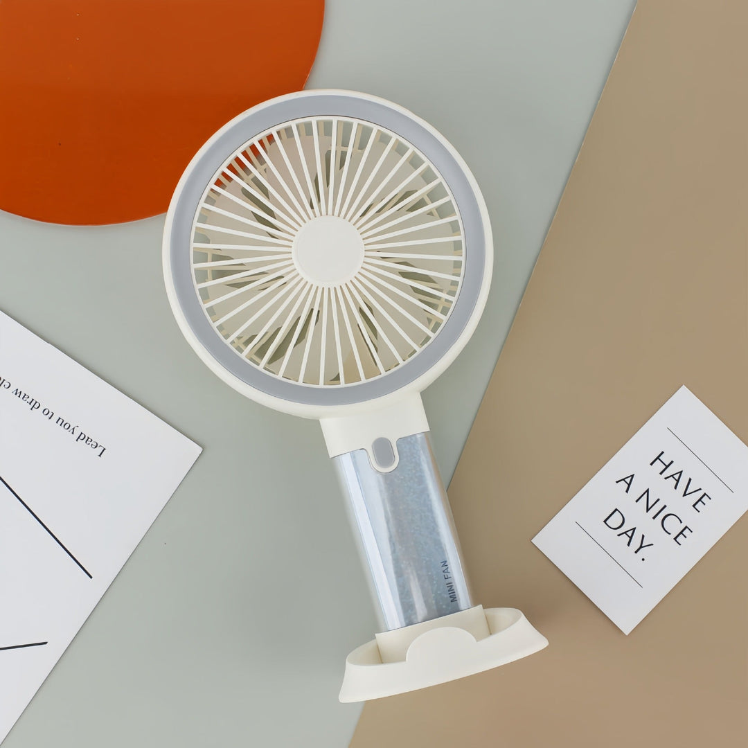 Ladies Portable Mini Fan with Water Mist Sprayer Kalsten