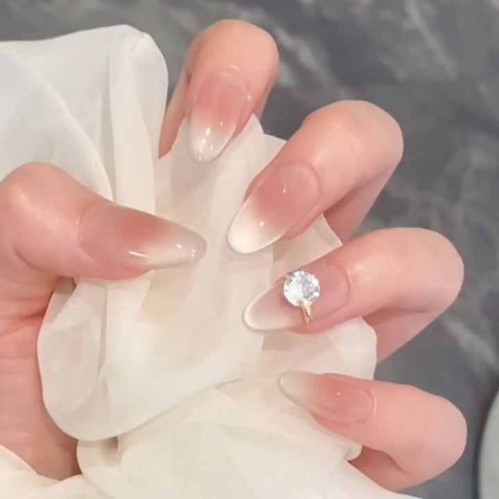 Glossy Decorative Press-On Nails Set Kalsten