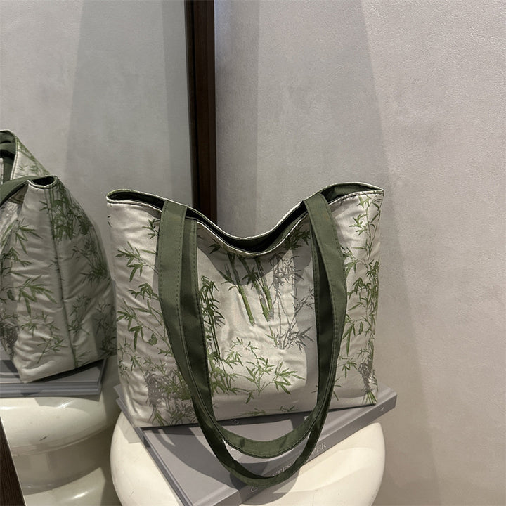 Stylish Bamboo Print Tote Bag Kalsten
