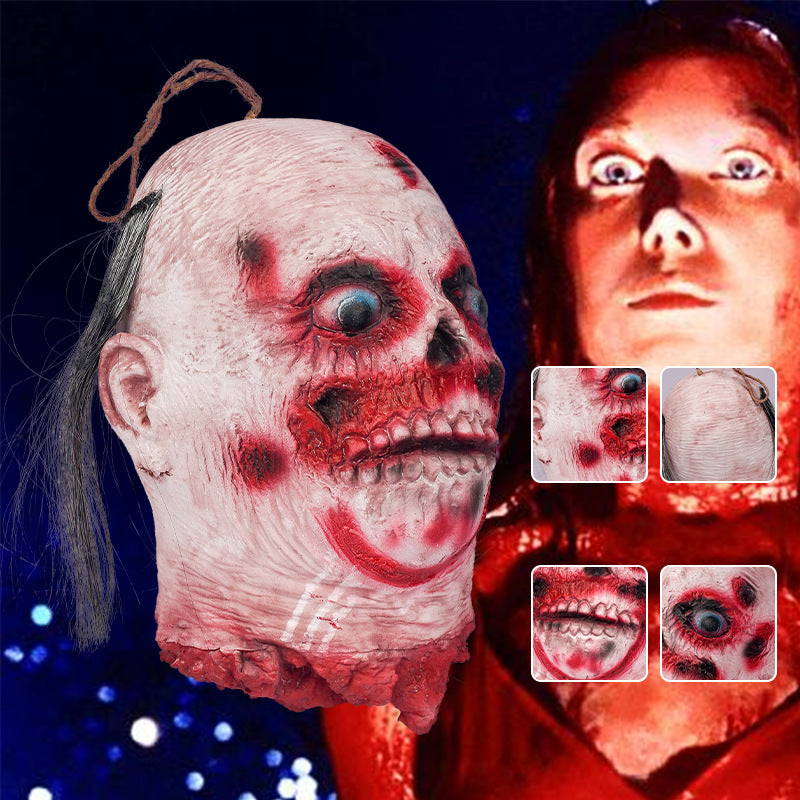 Horrifying Latex Hanging Scary Head Prop Kalsten