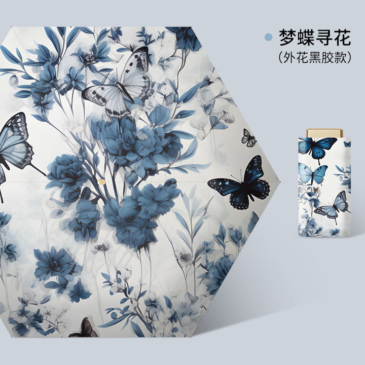 Ladies elegant umbrella with floral design Kalsten
