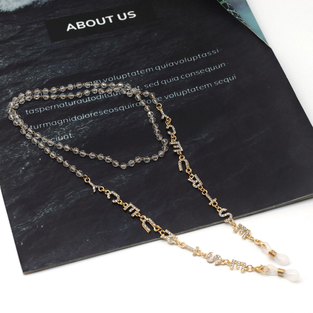 Sparkling Rhinestone Eyewear Chain Kalsten