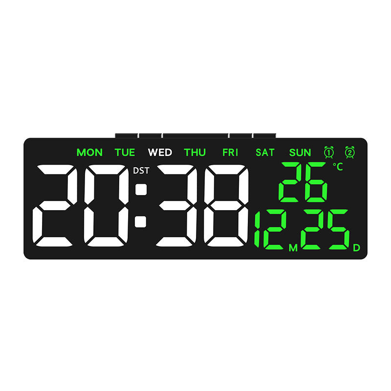 Digital alarm clock with large, clear LED display and temperature display Kalsten