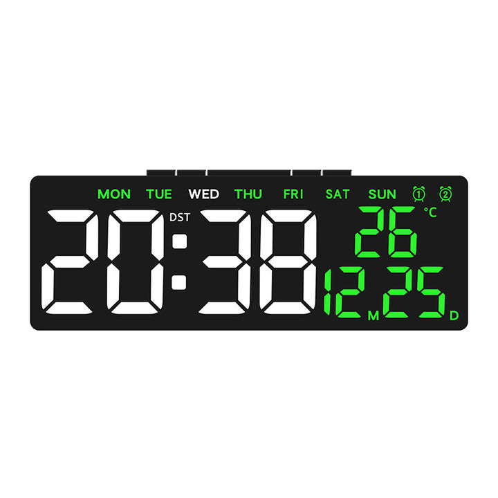Digital alarm clock with large, clear LED display and temperature display Kalsten