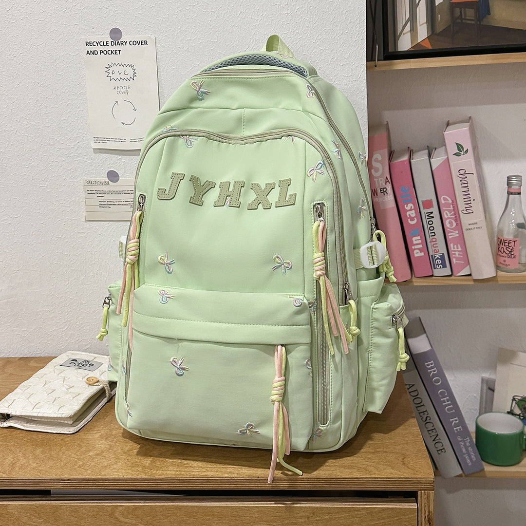 Decorative Embroidered Backpack Kalsten