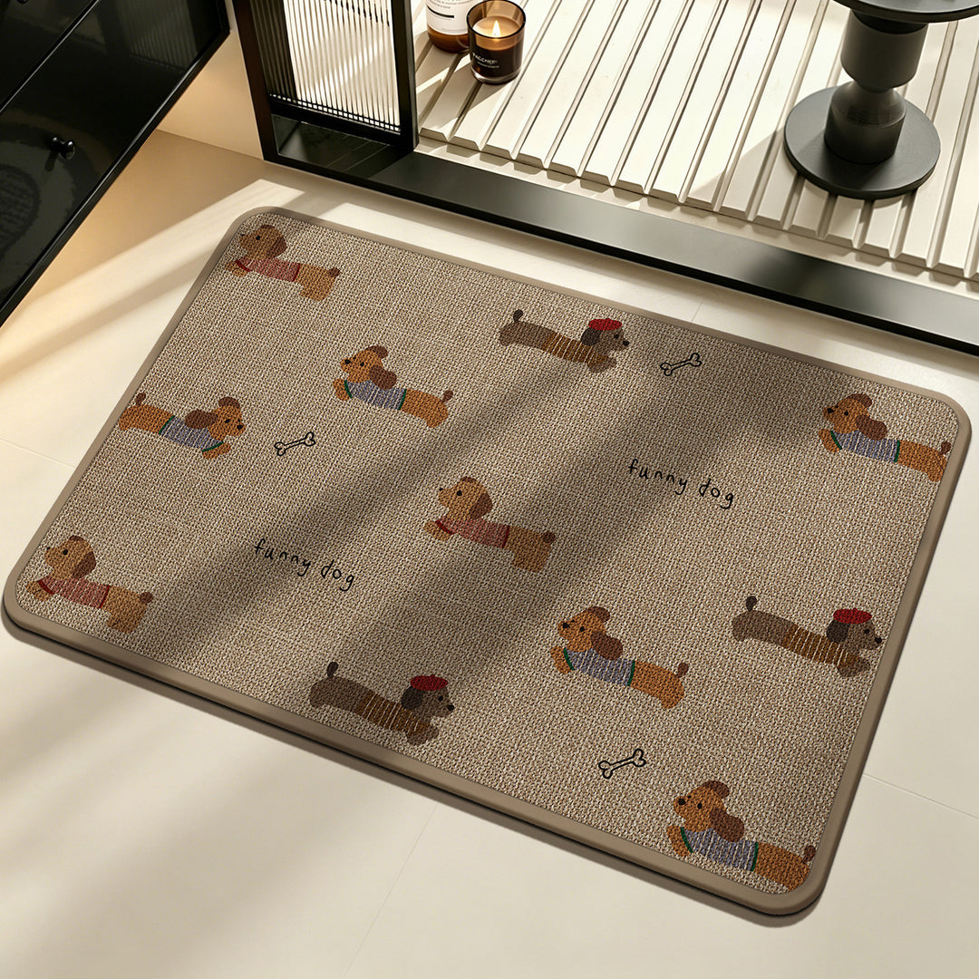 Funny Dog Character Doormat Kalsten