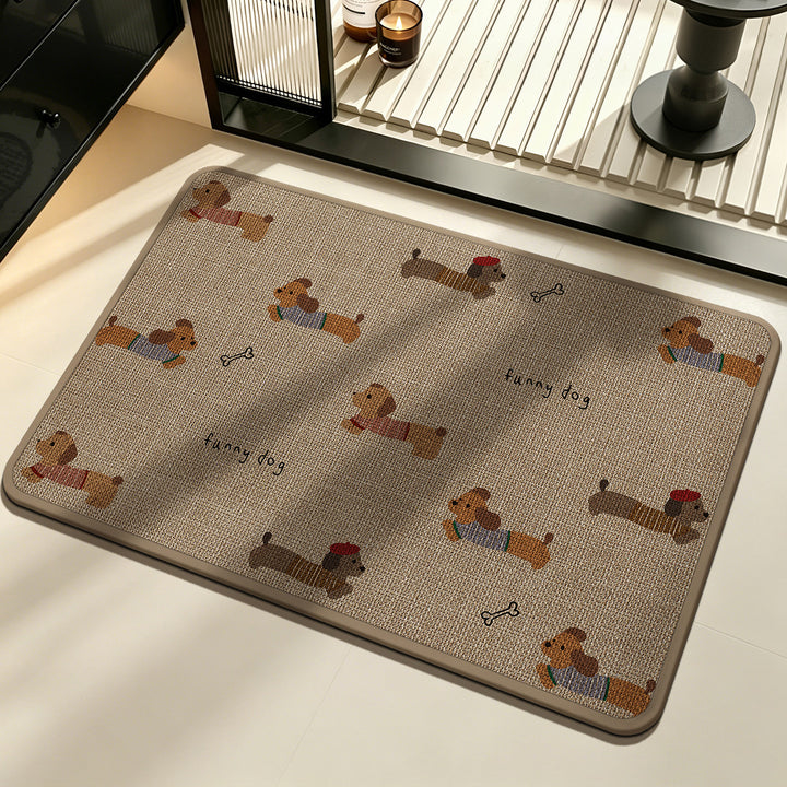Funny Dog Character Doormat Kalsten