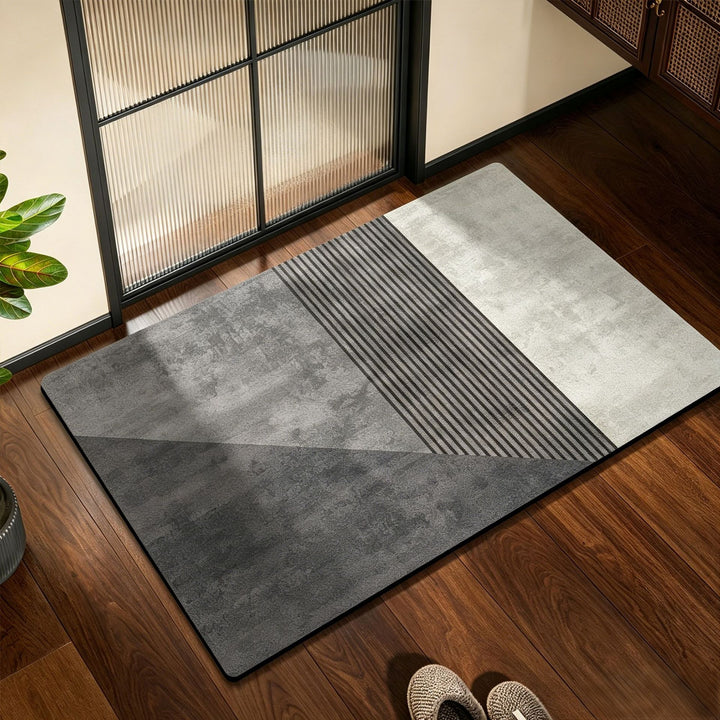 Geometric Pattern Soft Bath Mat Kalsten