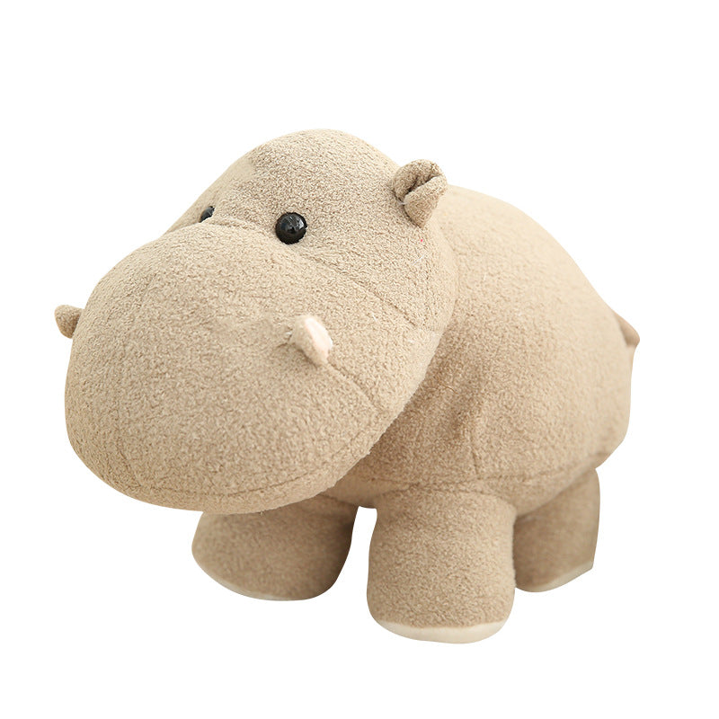 Plush Hippo Cuddle Pillow with Weighted Core and Ultra-Soft Microfleece Cover Kalsten
