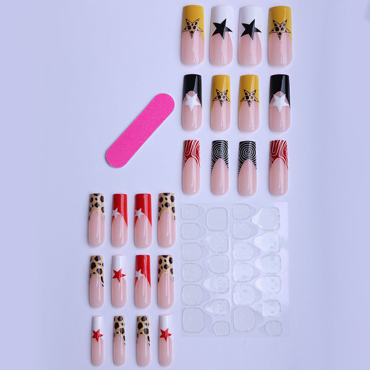 Creative nail art with stylish patterns Kalsten
