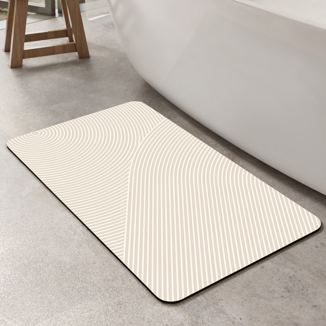 Stylish Geometric Pattern Bath Mat Kalsten