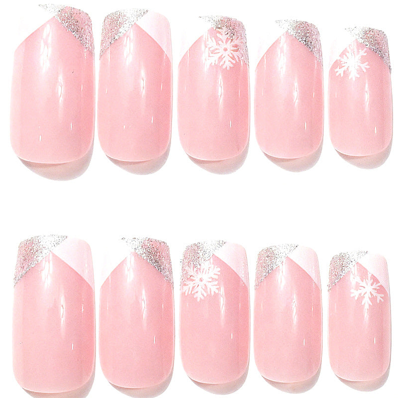 Creative Floral Snowflake Nail Art Kalsten