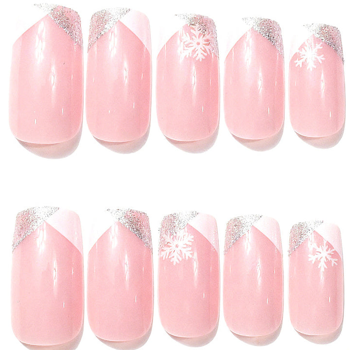 Creative Floral Snowflake Nail Art Kalsten