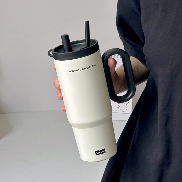 Women's thermos cup with practical double drinking system Kalsten