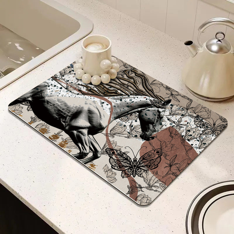 Decorative Kitchen Mat Kalsten