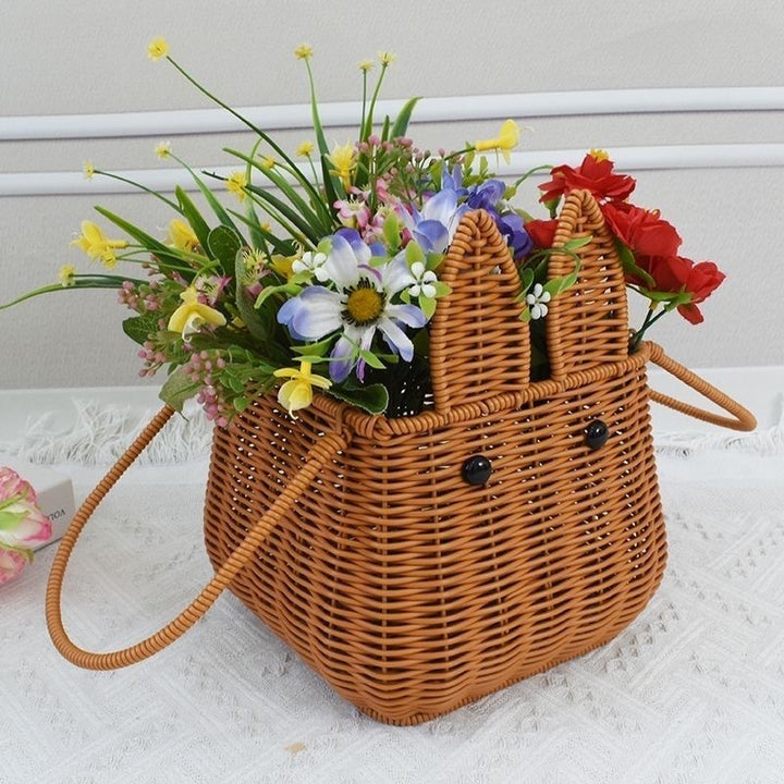 Rabbit Ears Woven Storage Basket Kalsten