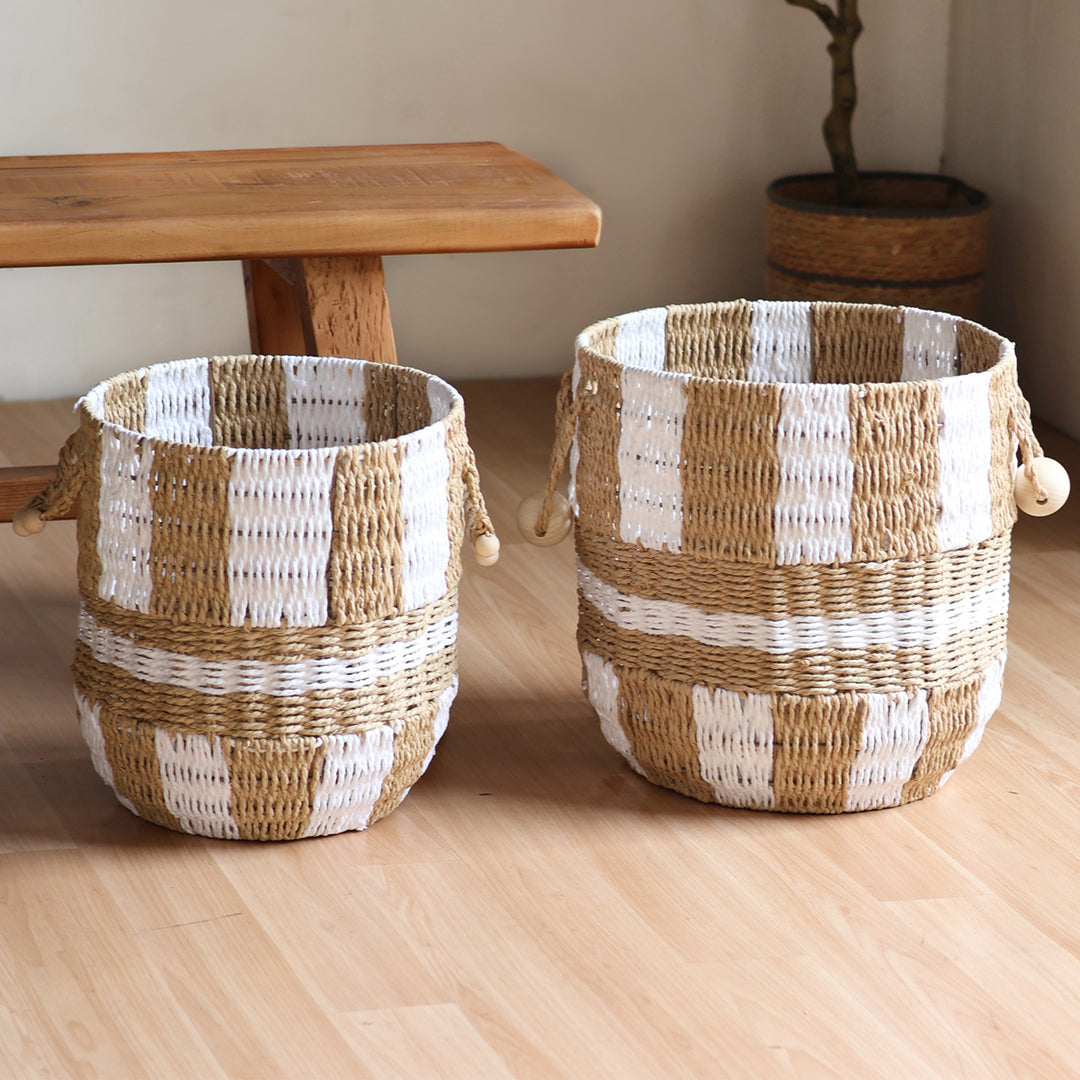 Handcrafted storage basket Kalsten