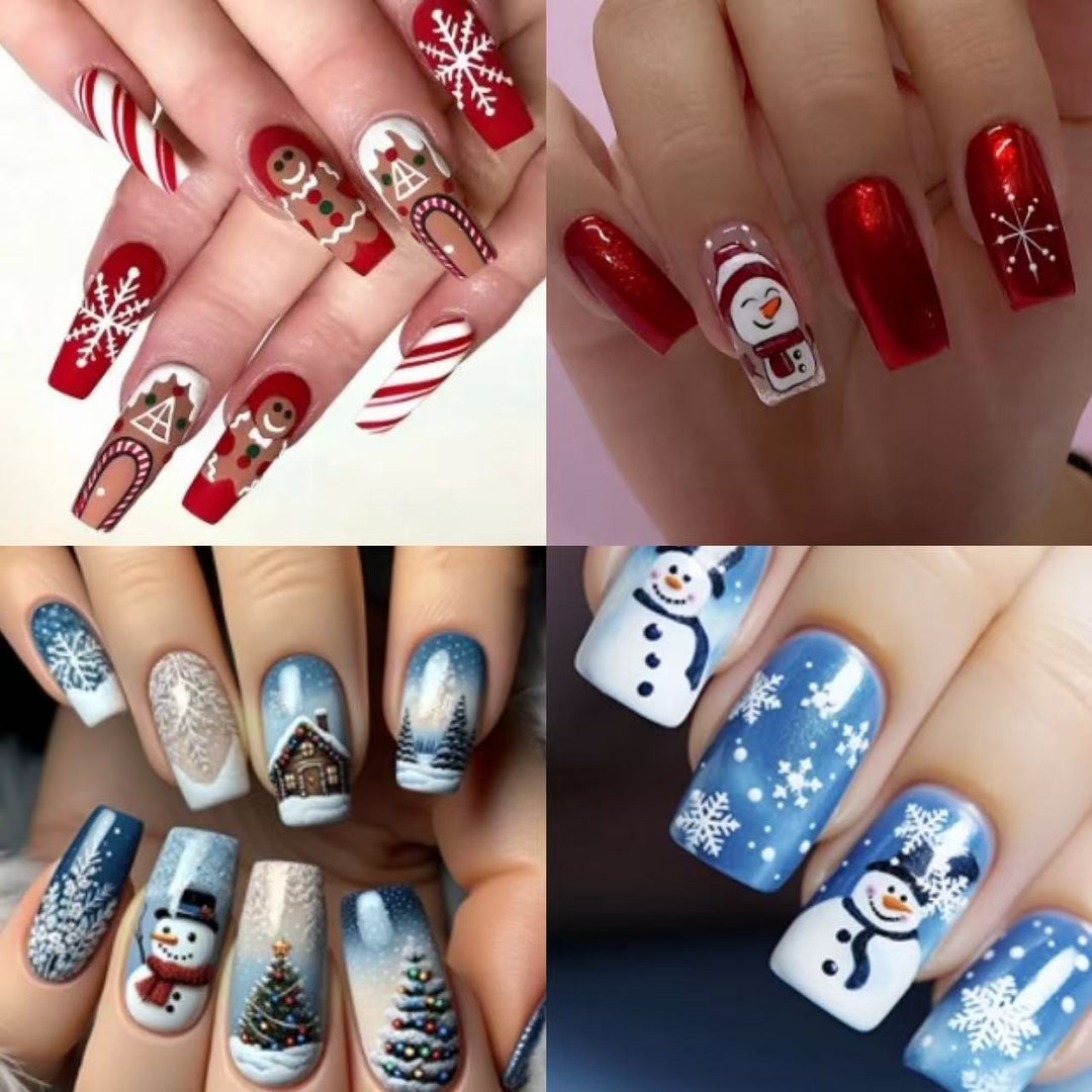 Festive Holiday Nail Art Kit Kalsten