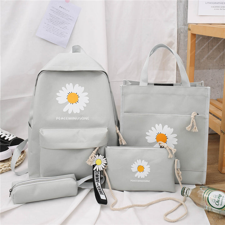 Floral Print Backpack Set Kalsten