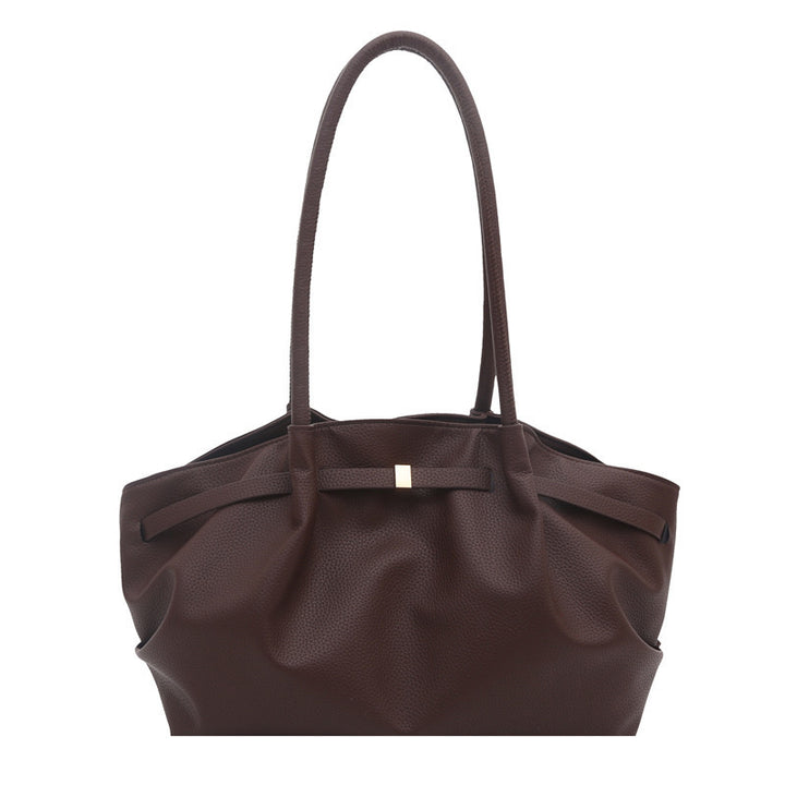 Premium Soft Leather Handheld Tote Bag Kalsten