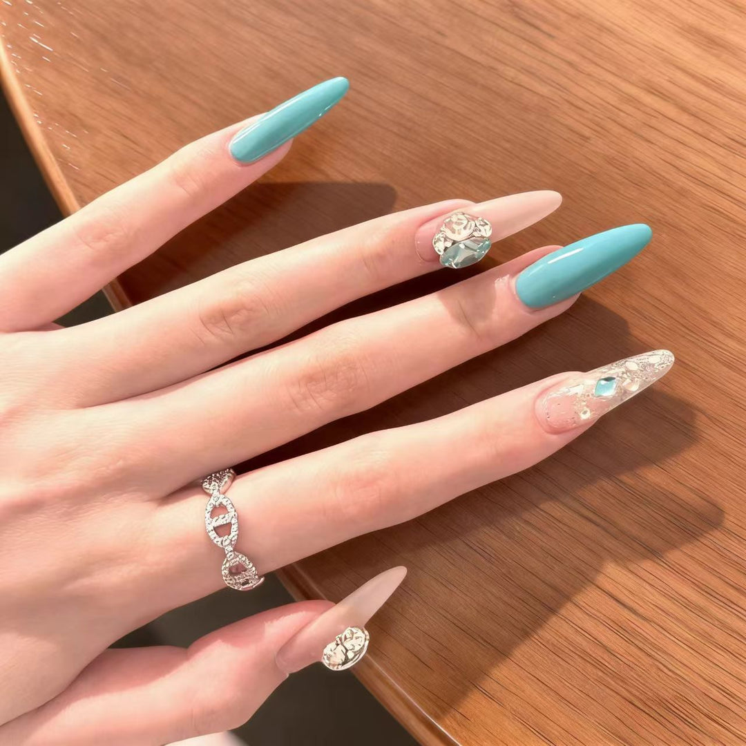 Glossy Elegant Nail Art