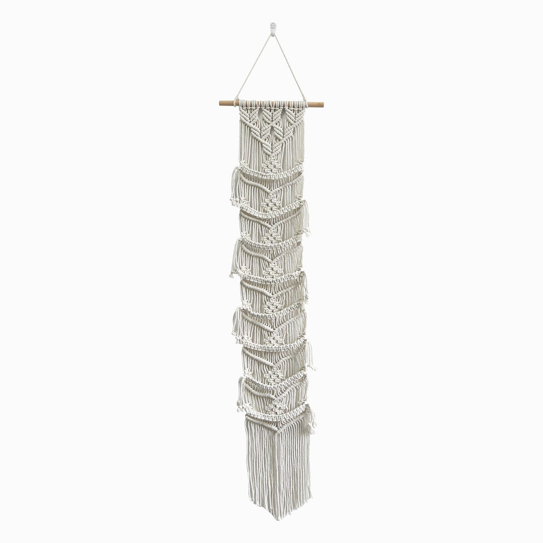 Macramé Wall Hanging with Intricate Pattern
