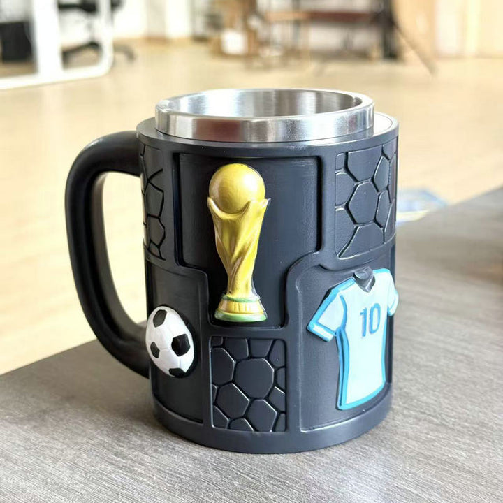 Soccer Motif Coffee Mug Kalsten