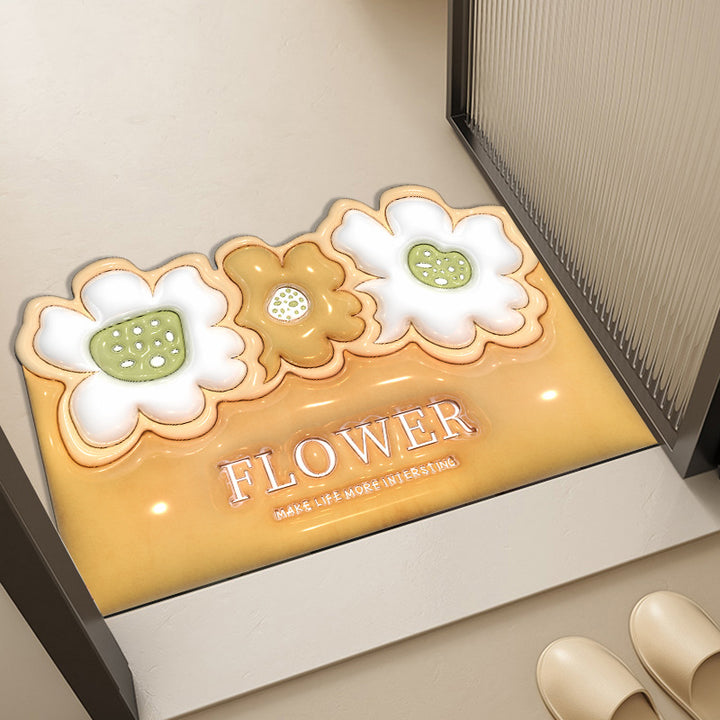 Decorative Floral Indoor Mat