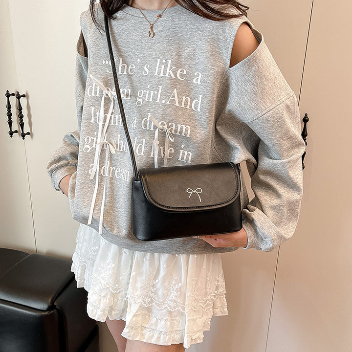 Minimalist Bow Detail Crossbody Handbag Kalsten