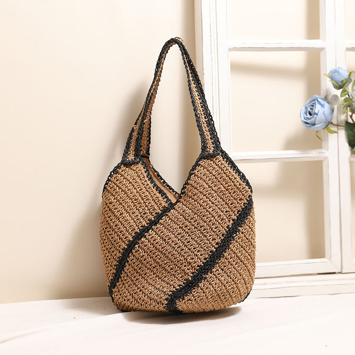 Braided beach bag with fashionable design Kalsten