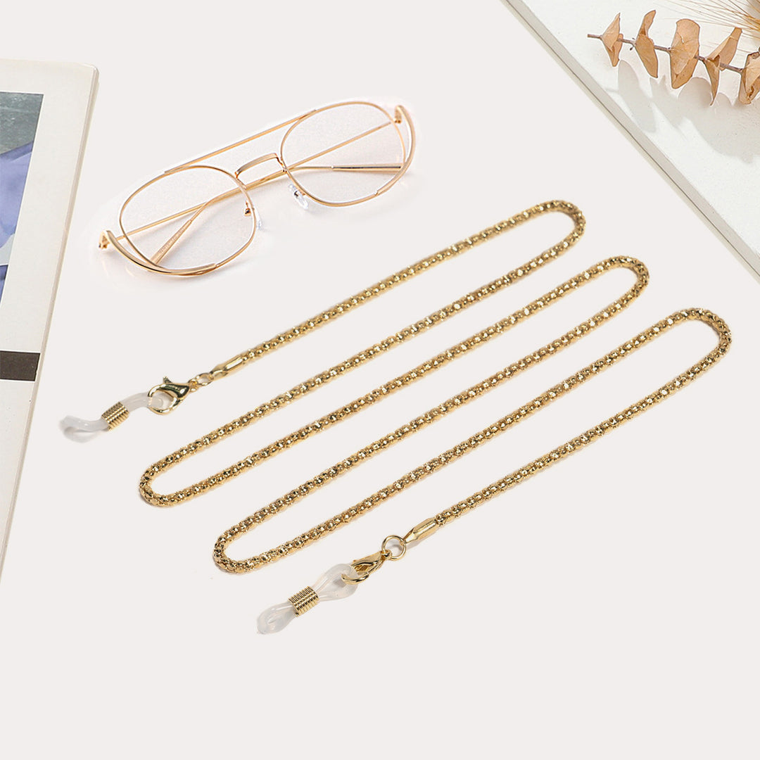 Elegant Silver-Plated Eyewear Chain Kalsten