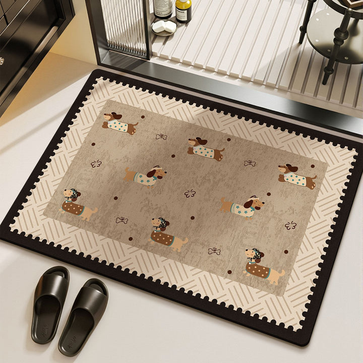 Fun Pet-Themed Bath Mat